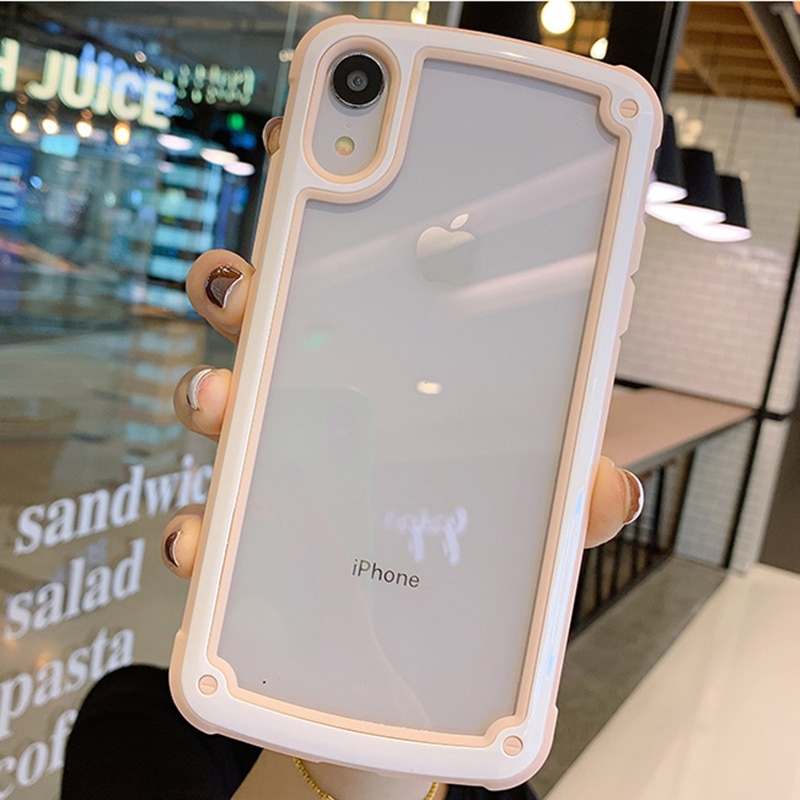 Protective Transparent Phone Bumper for iPhone