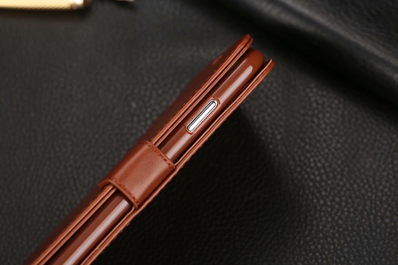 Leather Flip Case for Mobile Phone