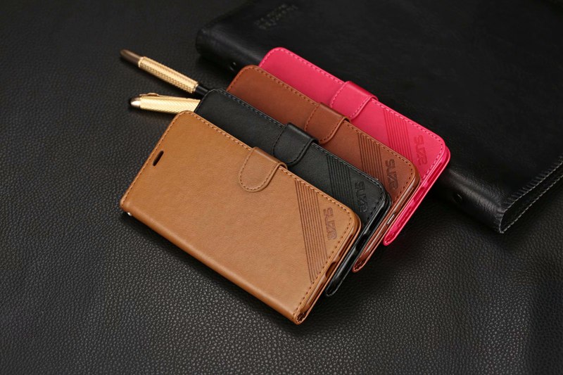 Leather Flip Case for Mobile Phone