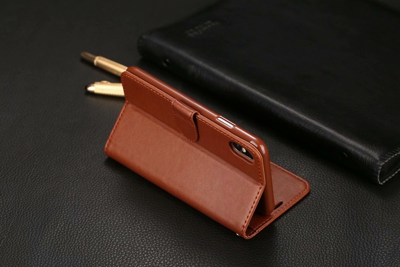 Leather Flip Case for Mobile Phone