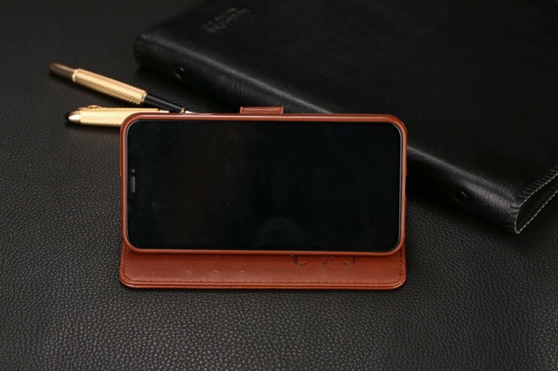 Leather Flip Case for Mobile Phone