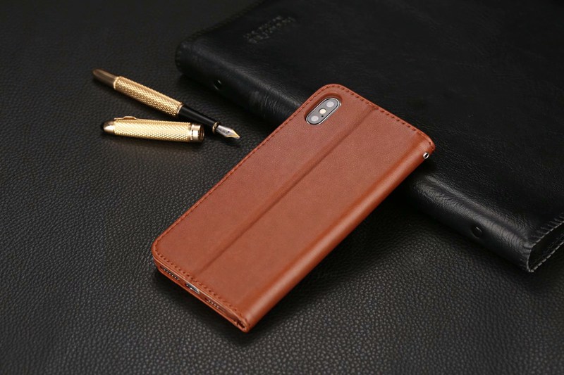 Leather Flip Case for Mobile Phone