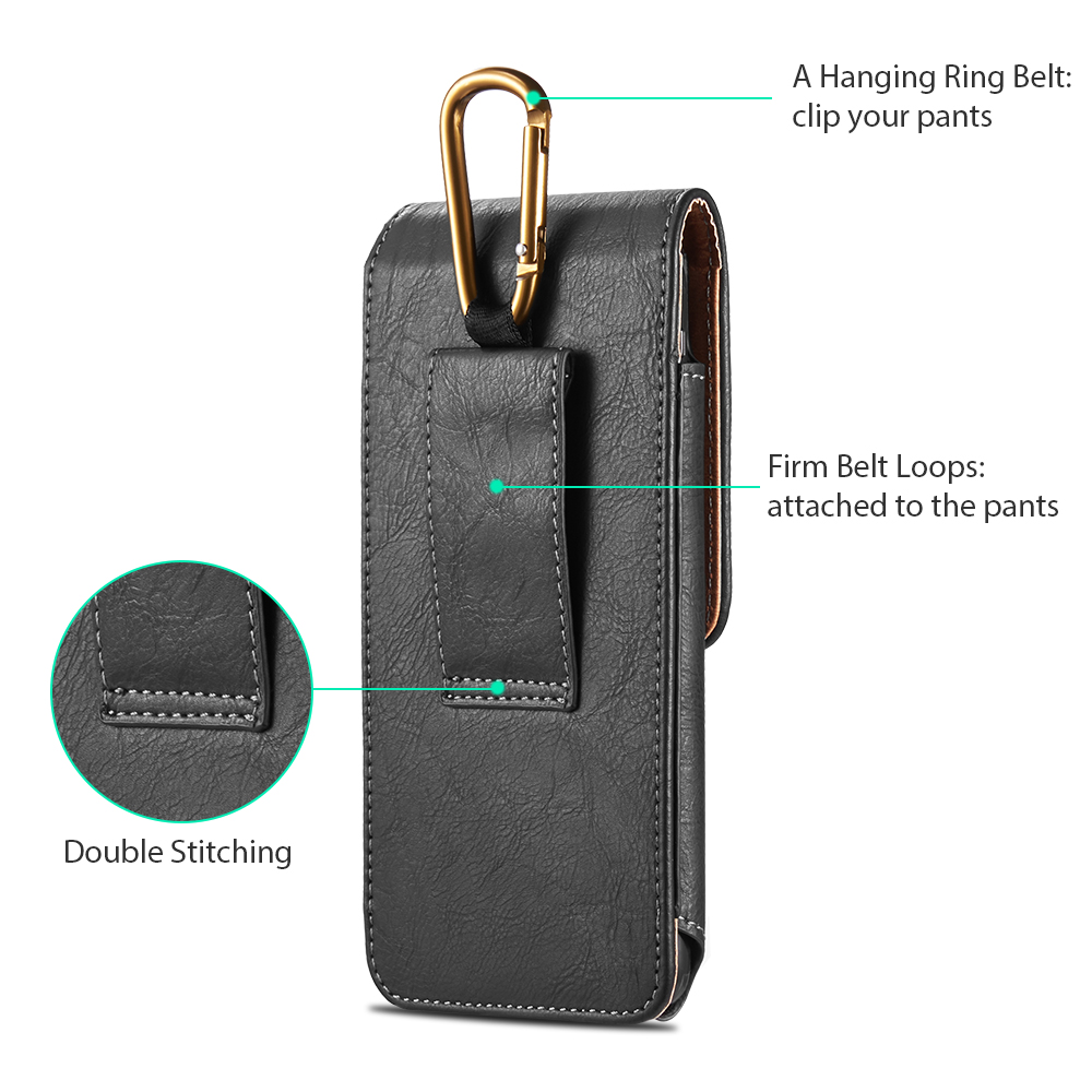 Universal Leather Phone Case for iPhone