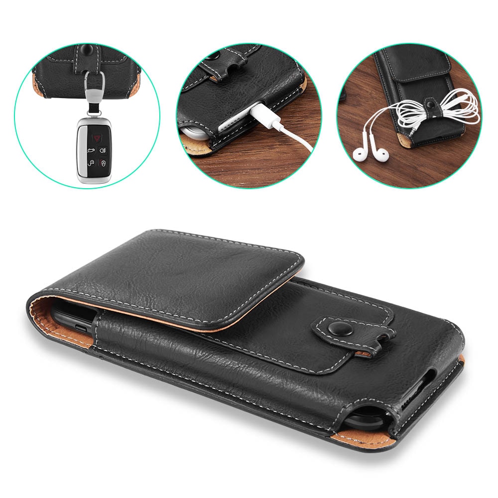 Universal Leather Phone Case for iPhone