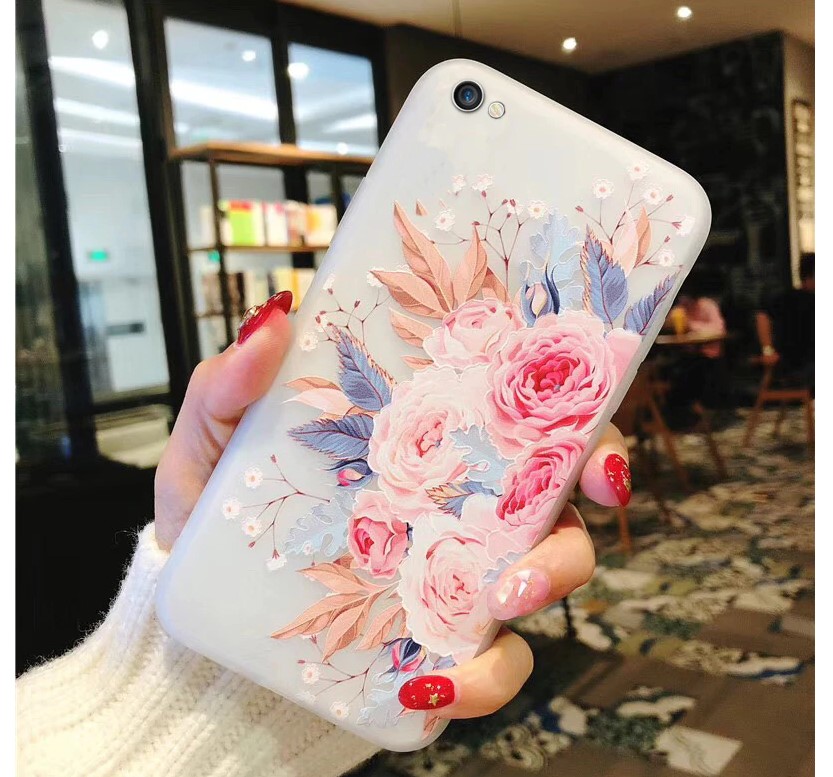 3D Romantic Flowers Case for Xiaomi