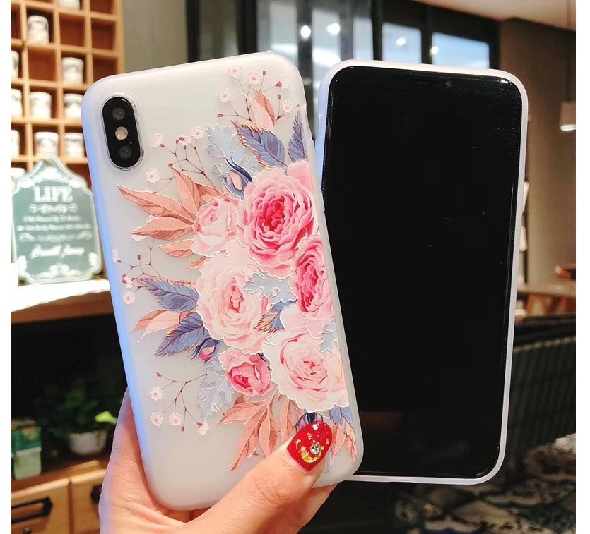 3D Romantic Flowers Case for Xiaomi