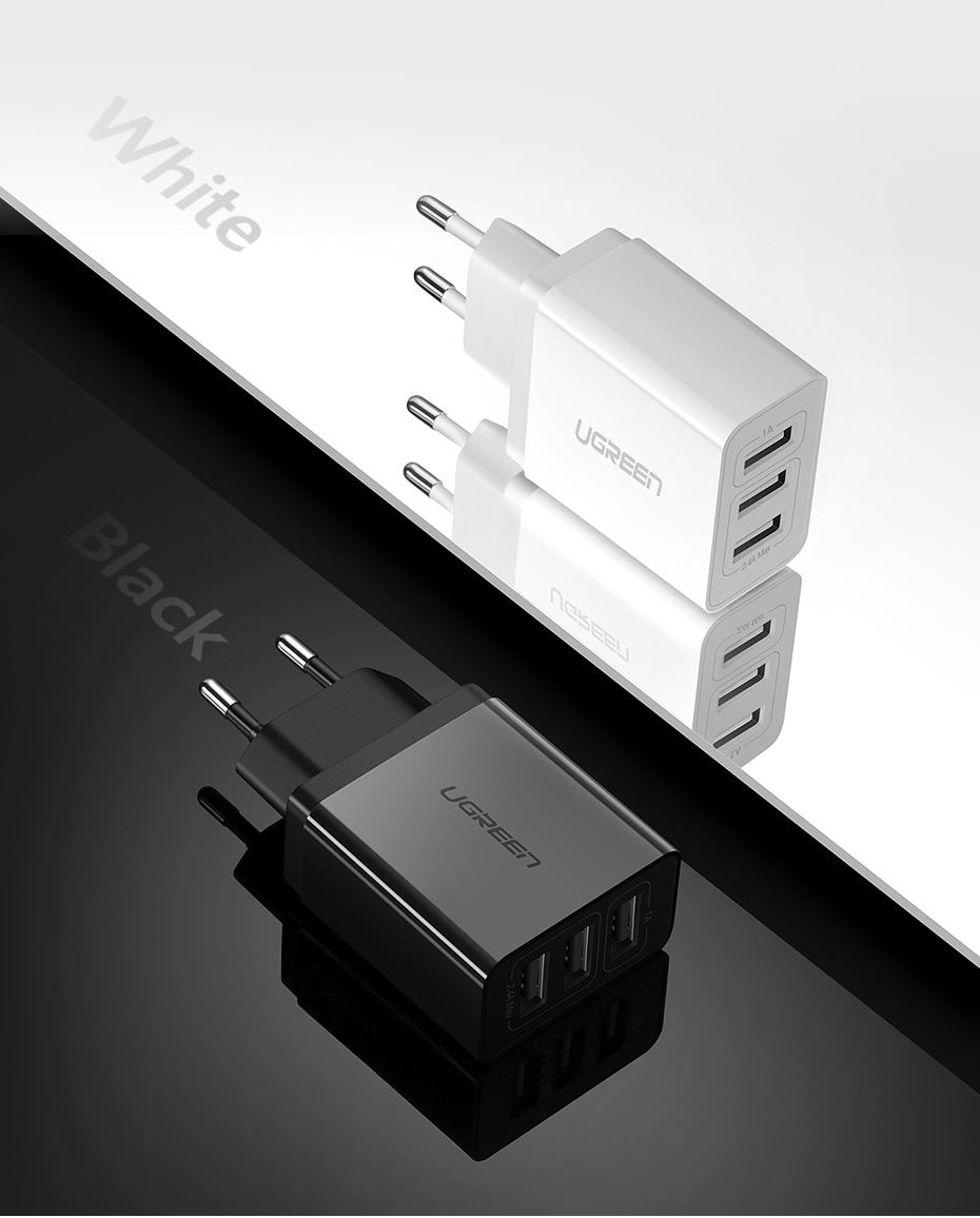 3-Ports USB Phone Charger