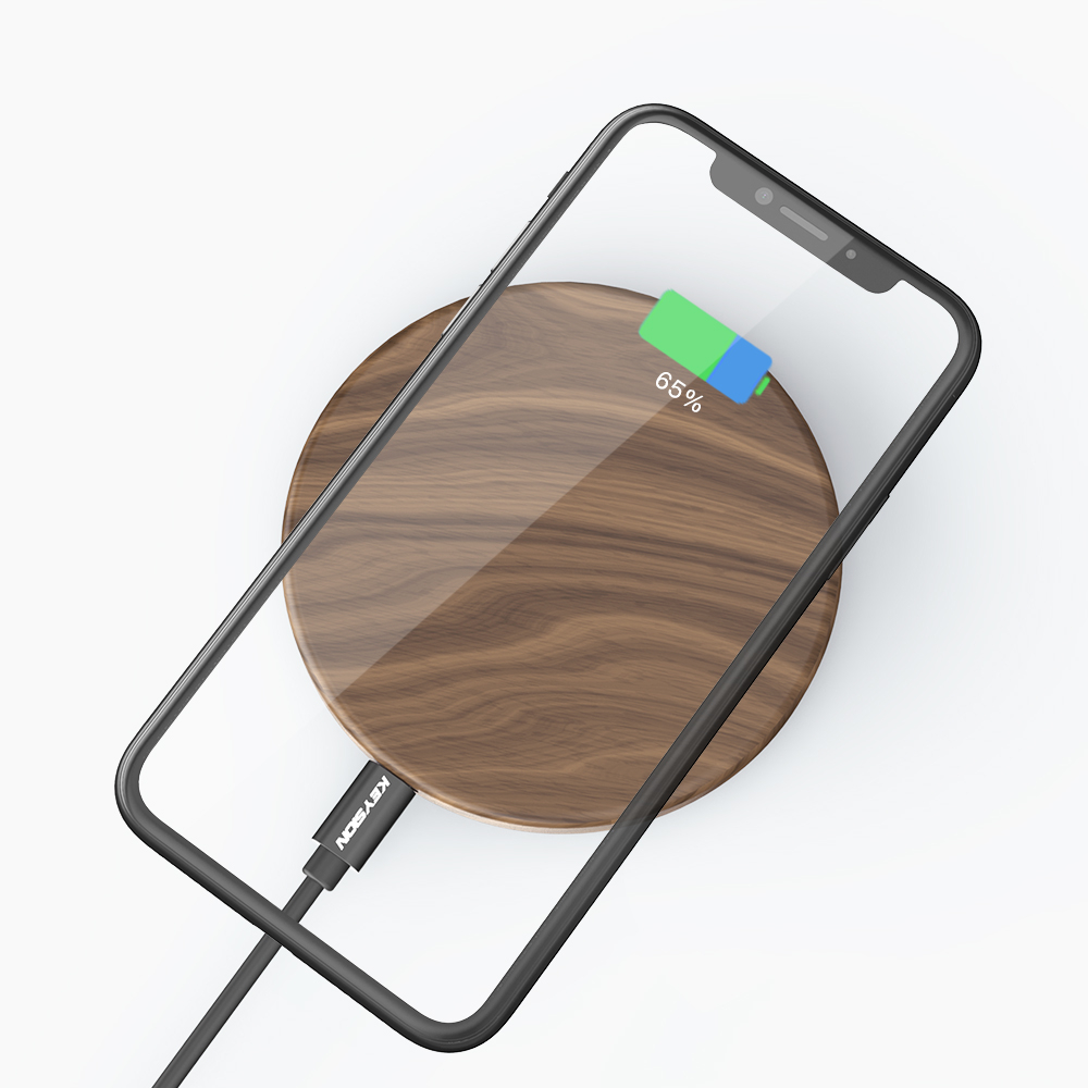 Universal Wooden Qi Wireless Charger for Phone