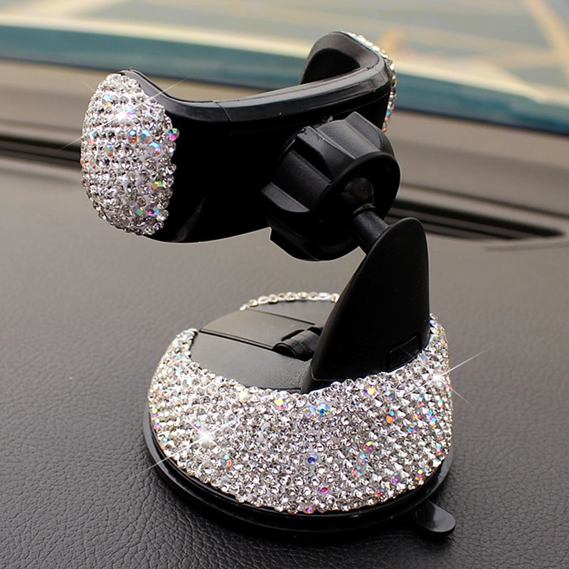 3 in 1 Rhinestone Car Phone Holder