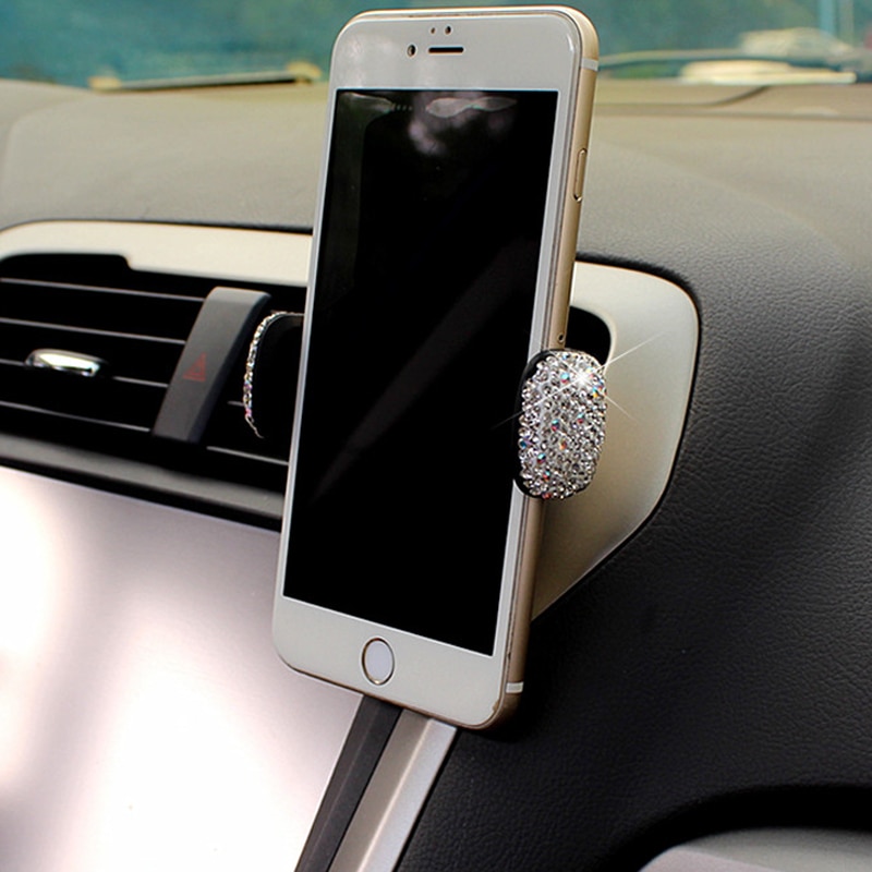 3 in 1 Rhinestone Car Phone Holder