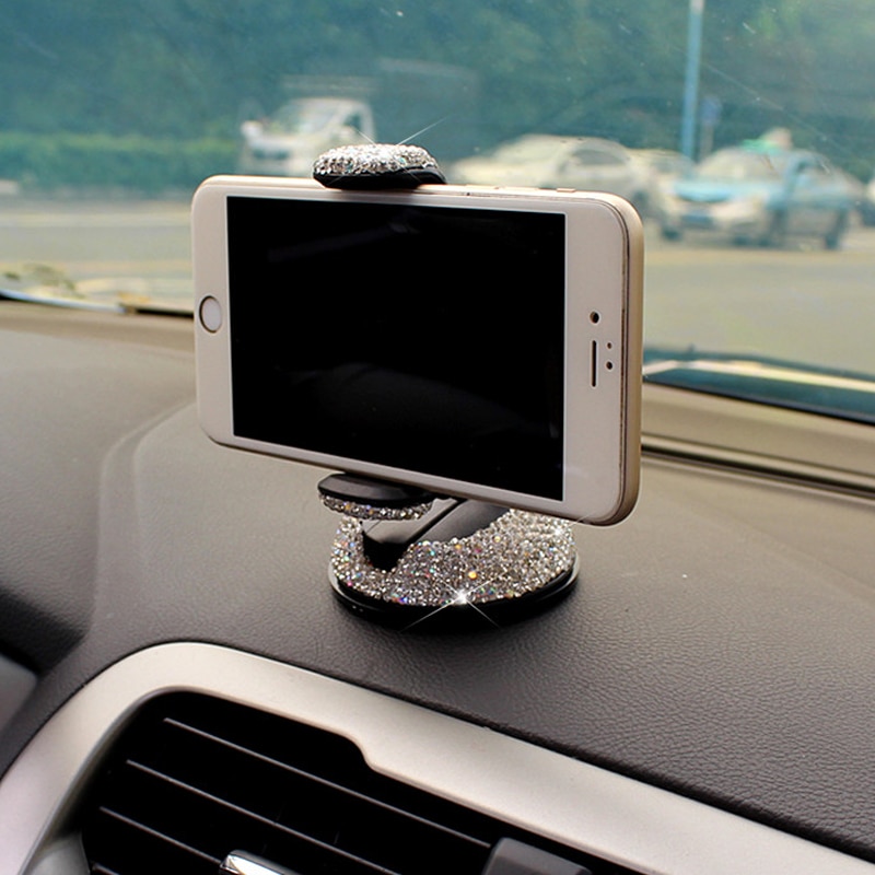 3 in 1 Rhinestone Car Phone Holder