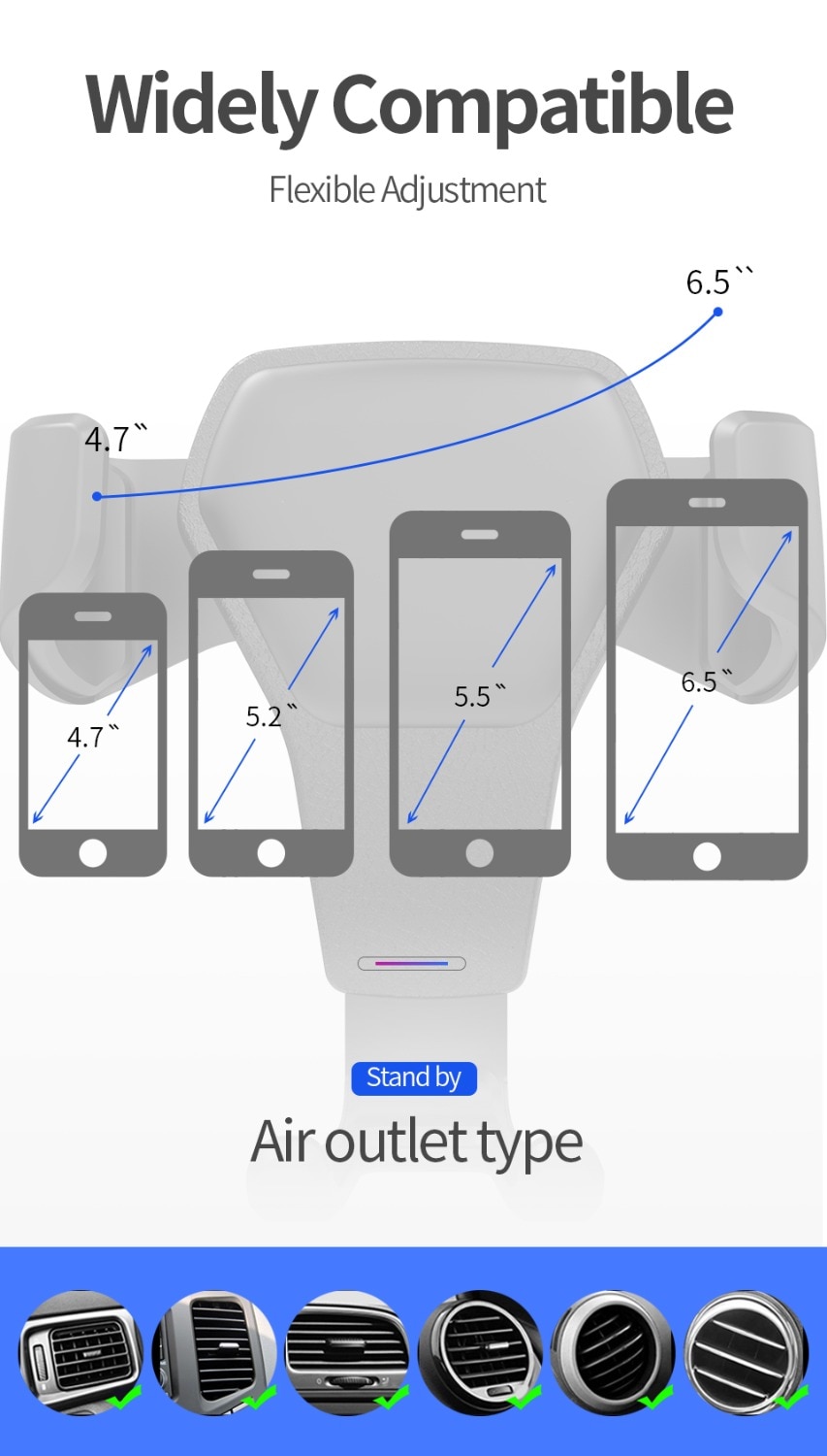 Gravity Bracket Car Phone Holder