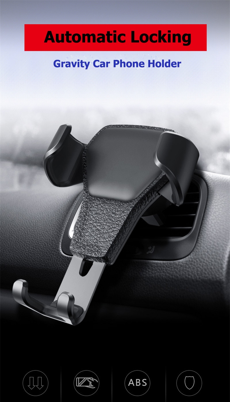 Gravity Bracket Car Phone Holder