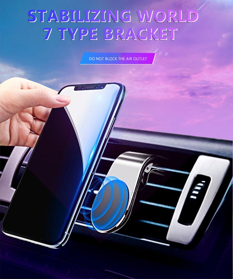 360 Metal Magnetic Car Phone Holder