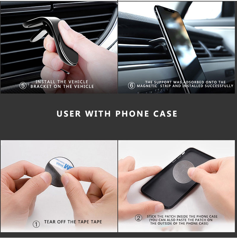 360 Metal Magnetic Car Phone Holder