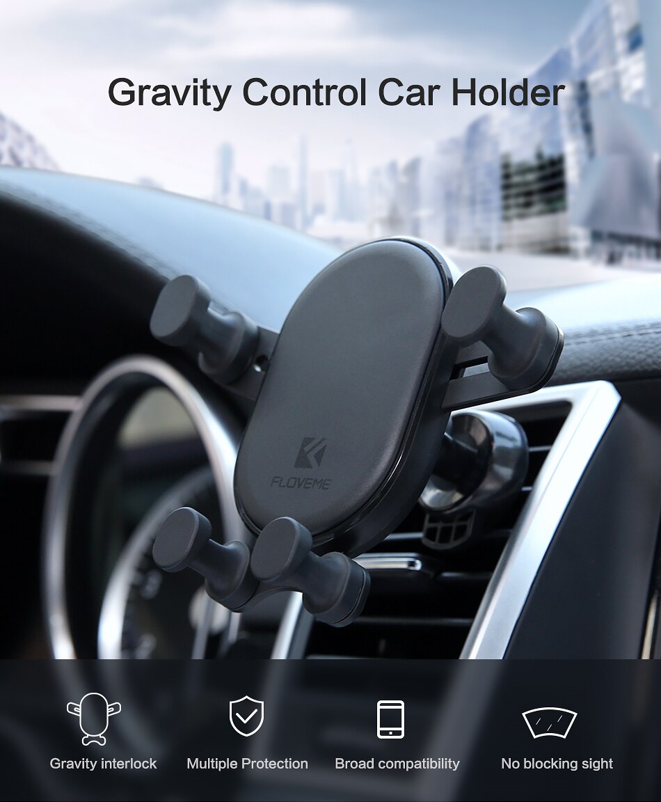 Auto Lock Car Phone Holder