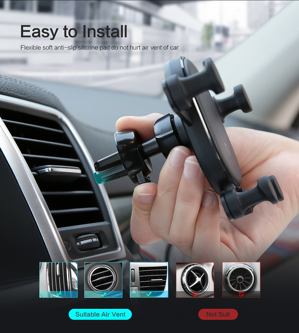 Auto Lock Car Phone Holder