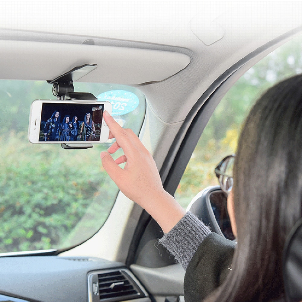 Car Rotating Black Phone Holder