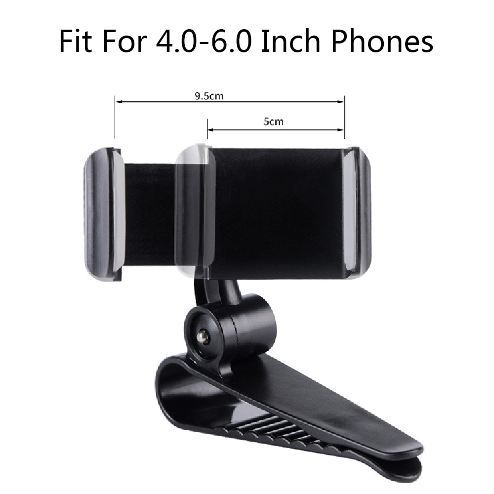 Car Rotating Black Phone Holder