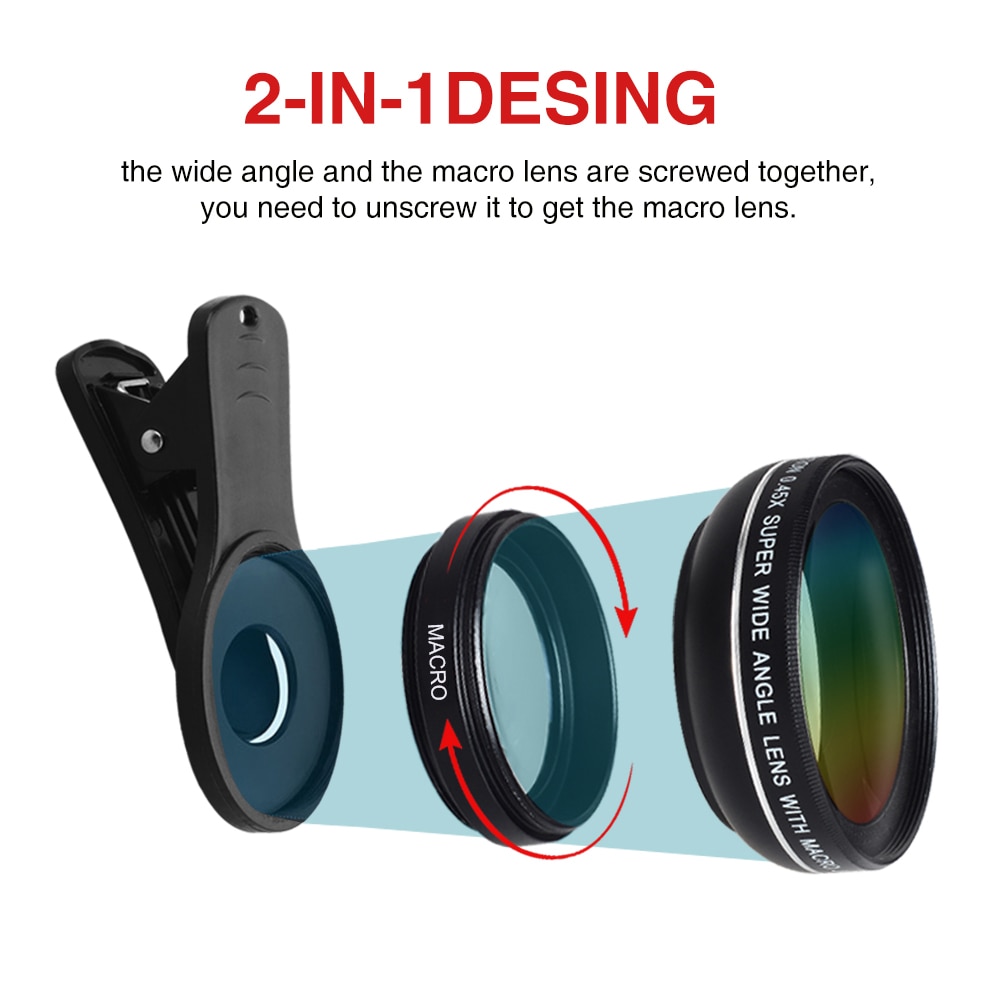 Super Macro HD Phone Lens Kit