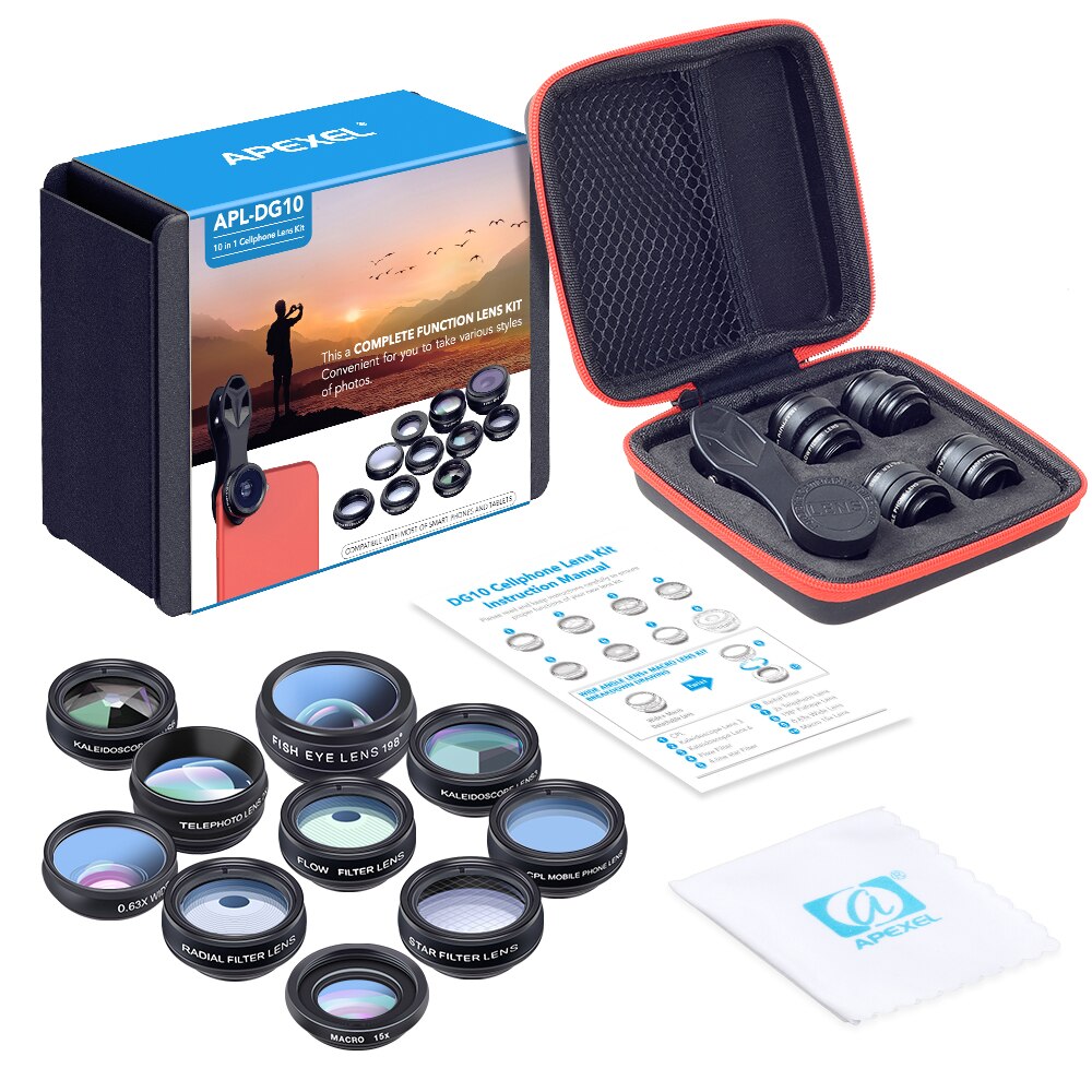 Universal Phone Lenses Kit with Filters