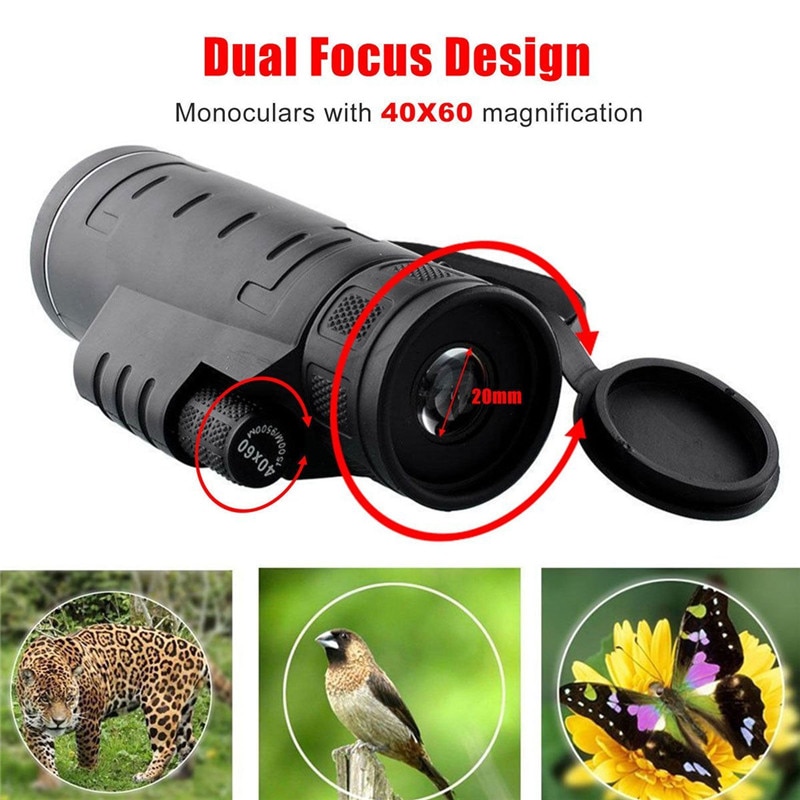 40X Optical Glass Phone Telescope Lens