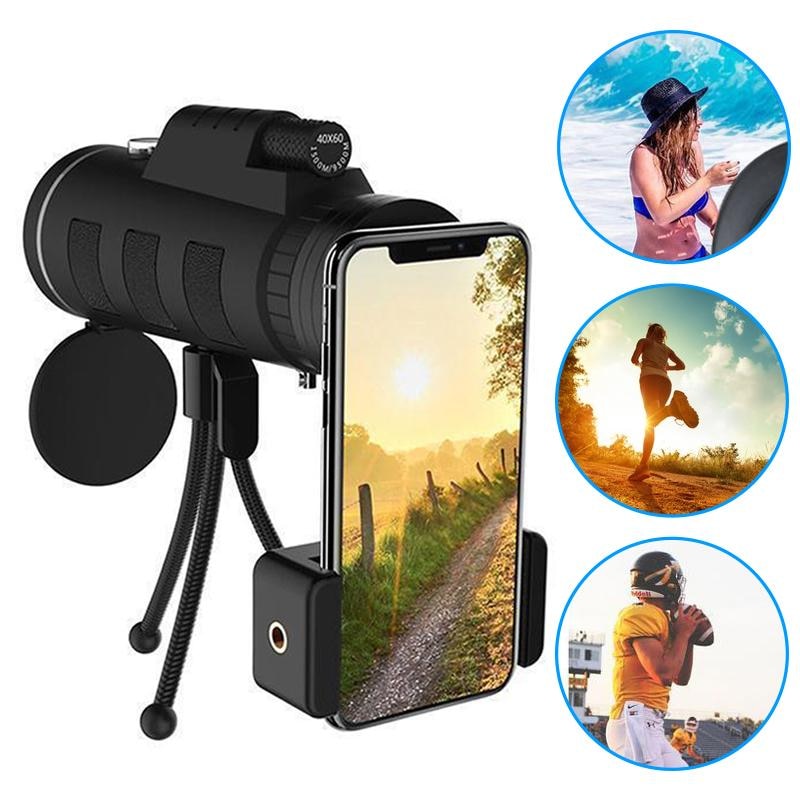 40X Optical Glass Phone Telescope Lens