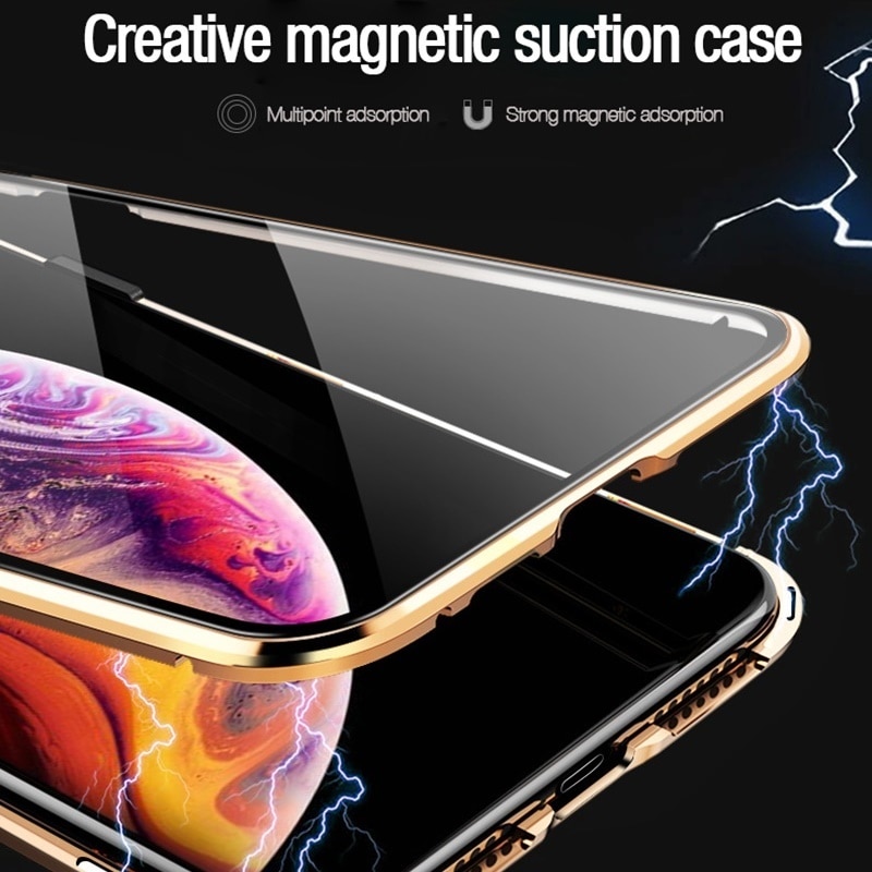 Magnetic Tempered Glass for iPhone