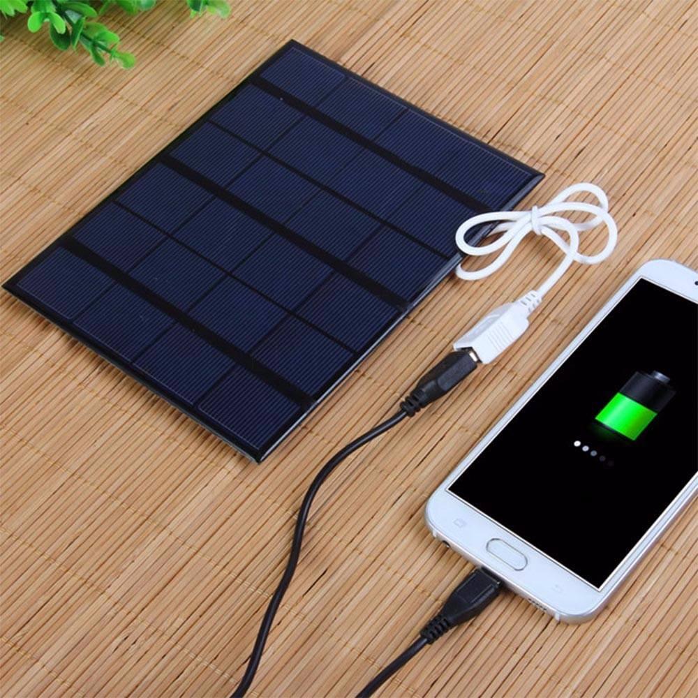 Portable Solar Panel Socket Battery