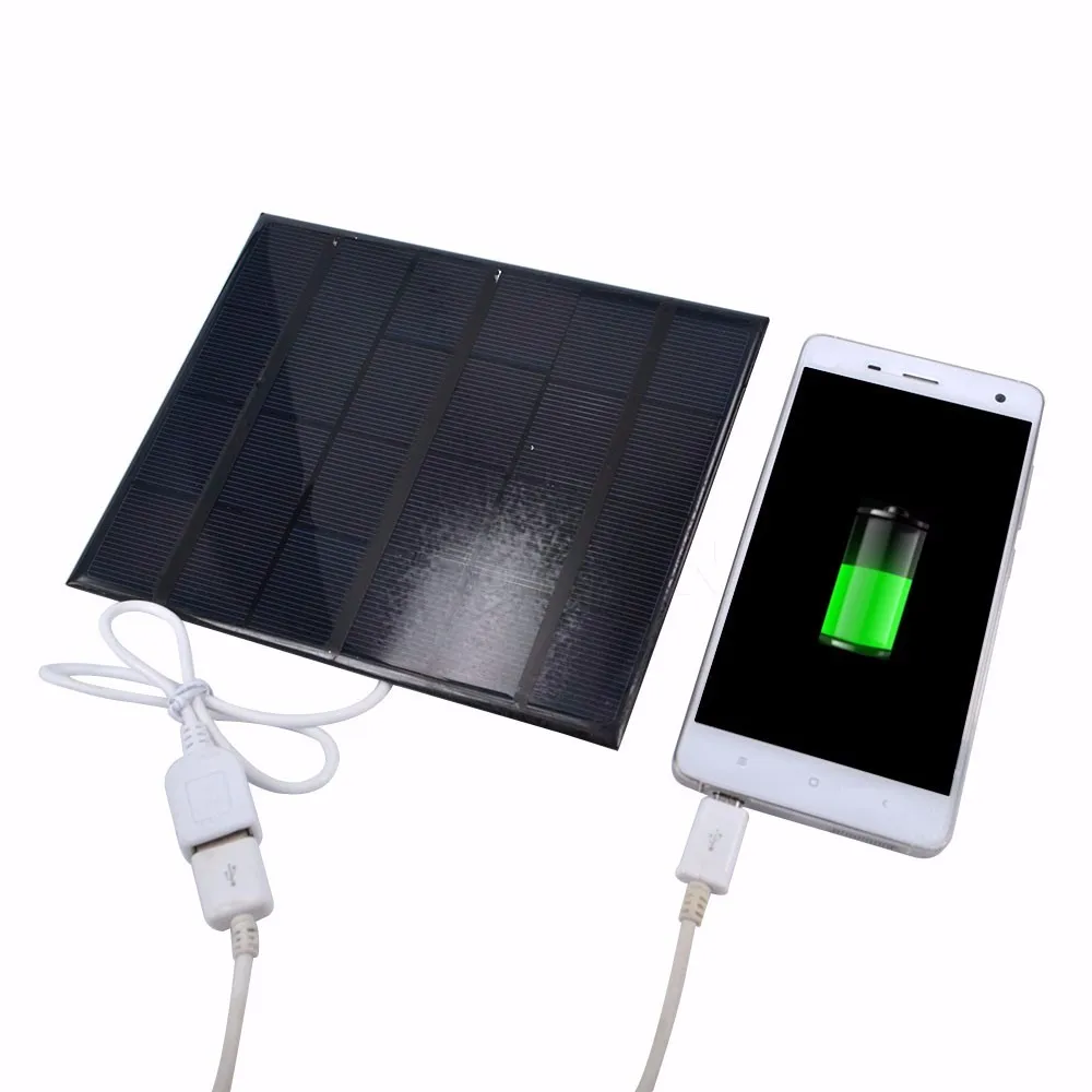 Portable Solar Panel Socket Battery