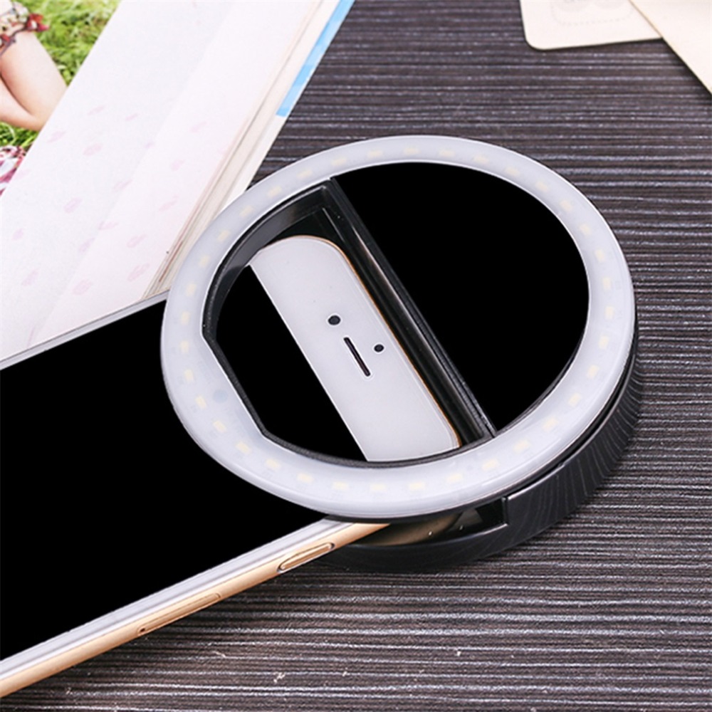 Portable Selfie LED Ring for Smartphones