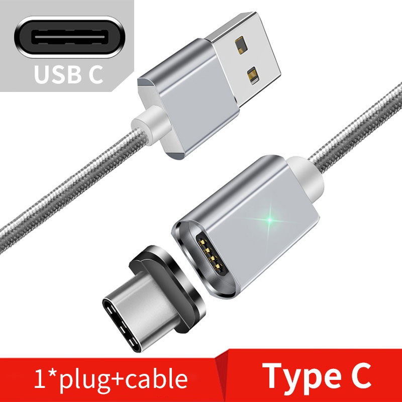 Silver Type C Cable