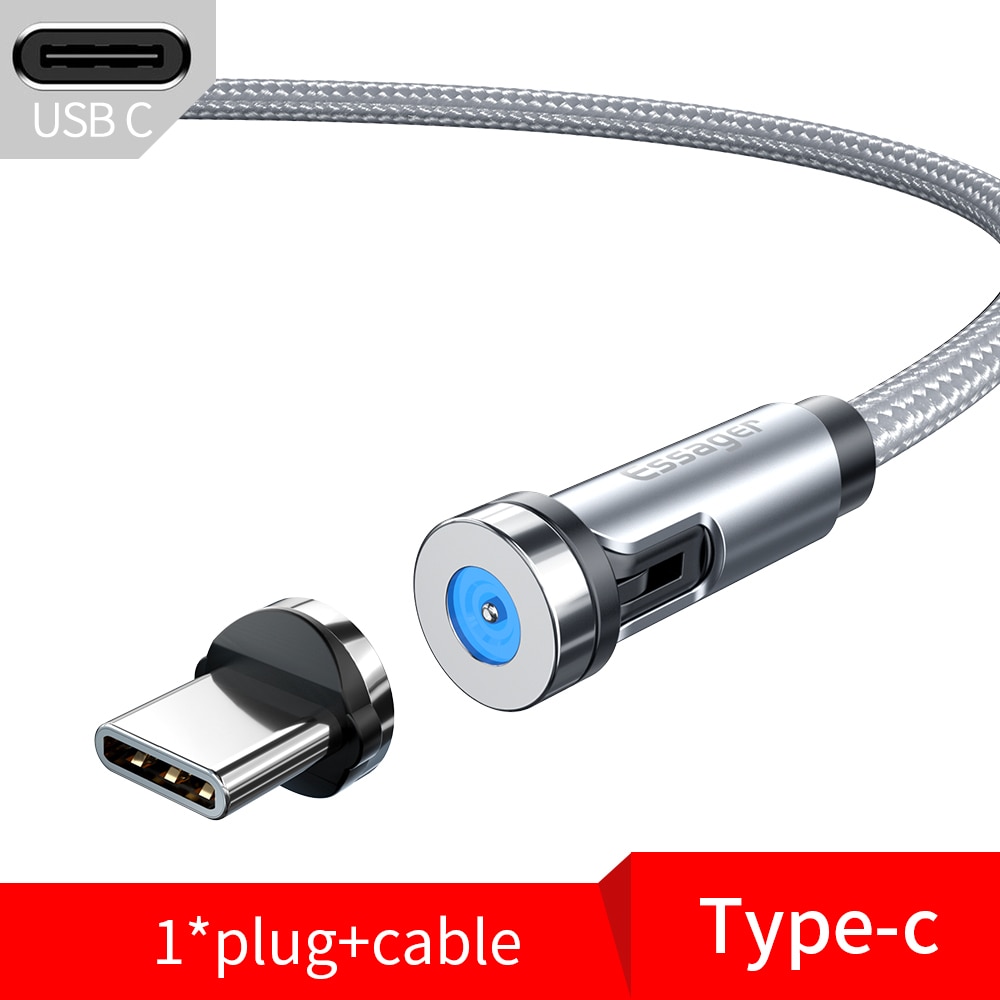 Silver Type C Cable