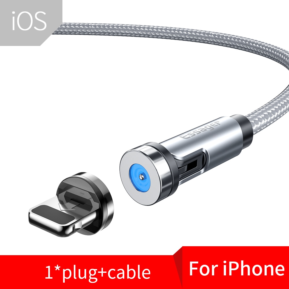 Silver iOS Cable