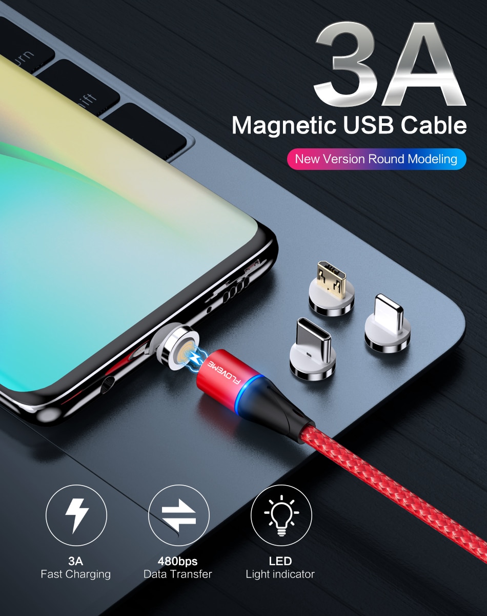 Magnetic Multi Type Phone Charging Cable