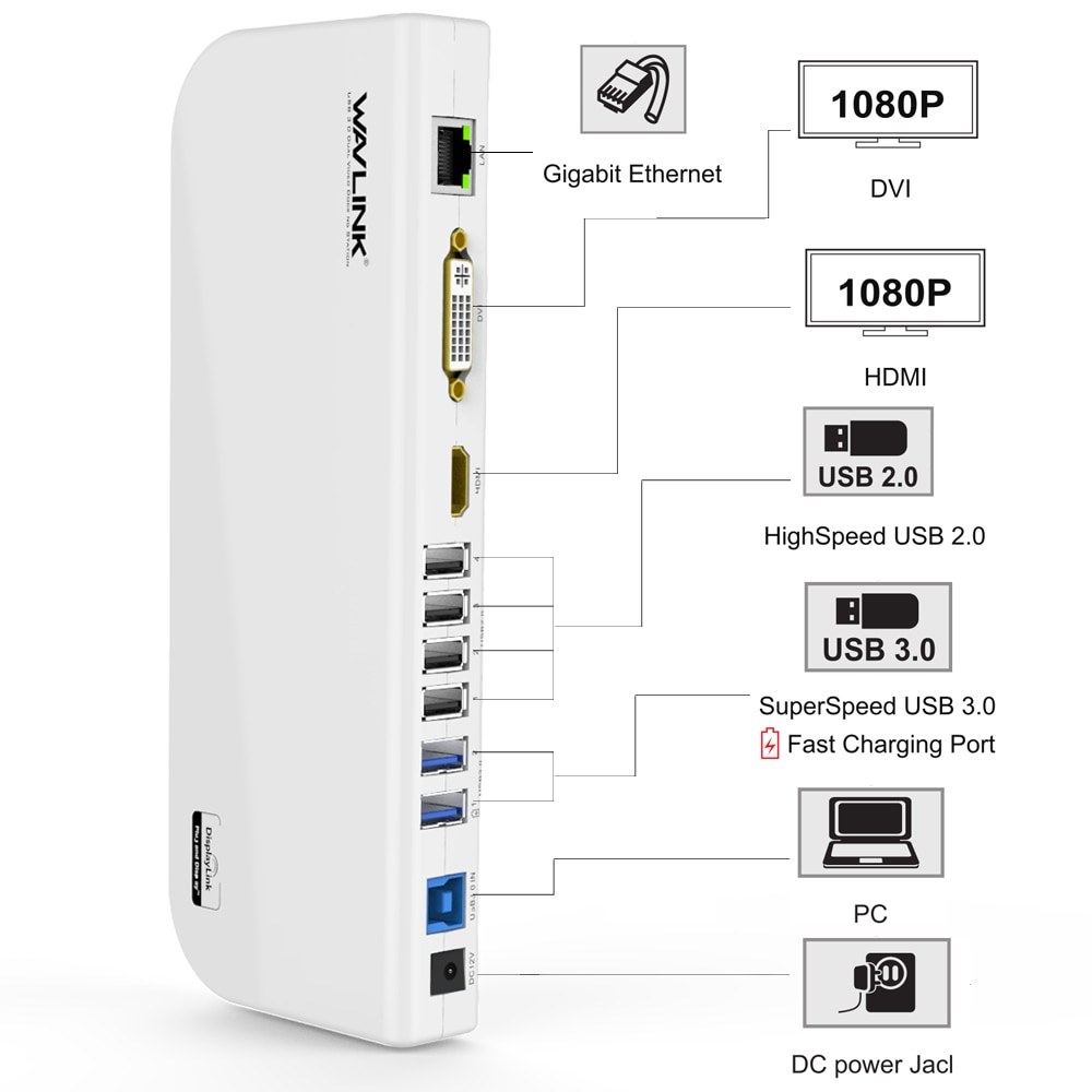 Universal Docking Station in Different Color