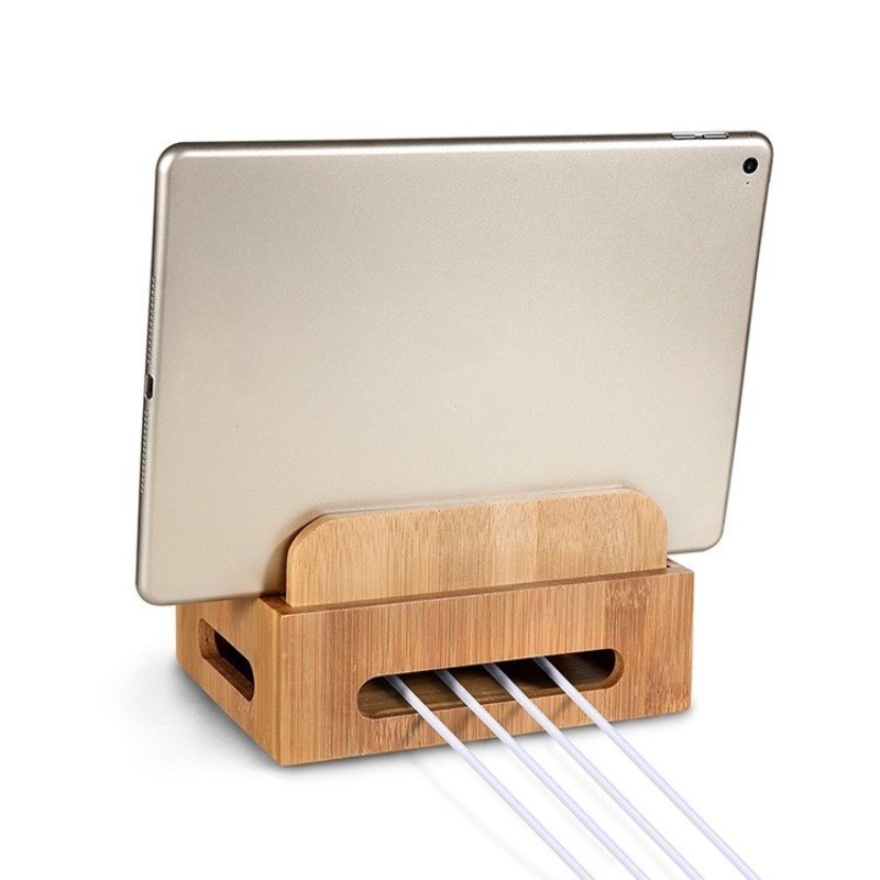 Bamboo Multi-Device Charging Station