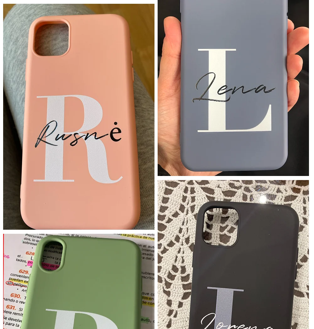 Customized Capital Letter Phone Case