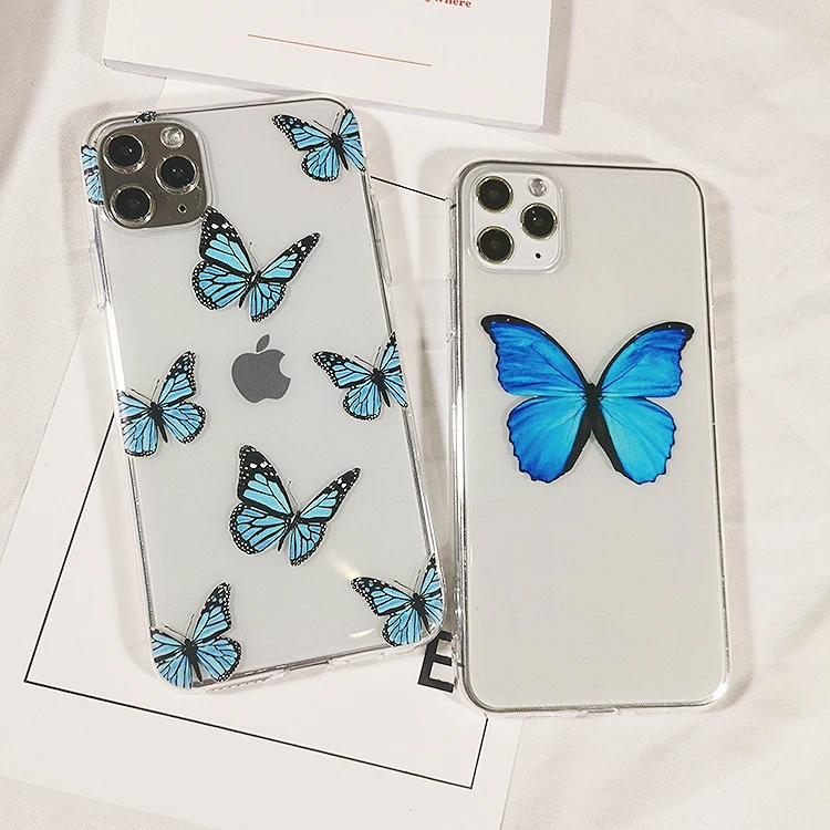 Butterfly Aesthetic Soft Silicone iPhone Case