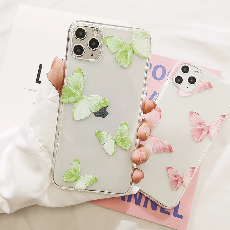 Butterfly Aesthetic Soft Silicone iPhone Case