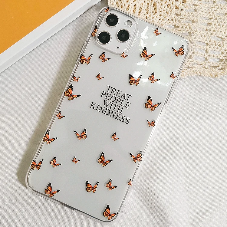 Butterfly Aesthetic Soft Silicone iPhone Case