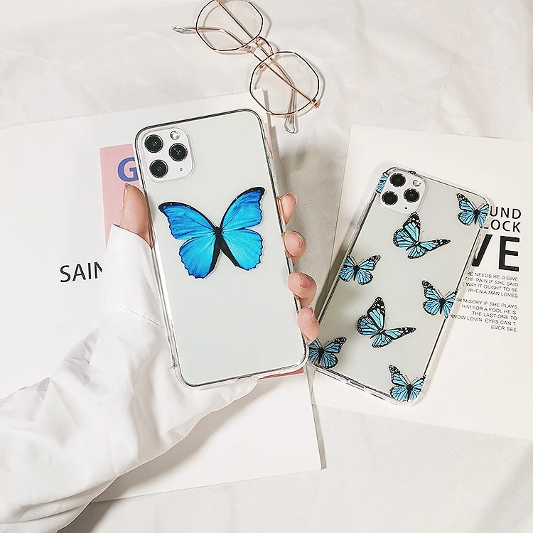 Butterfly Aesthetic Soft Silicone iPhone Case