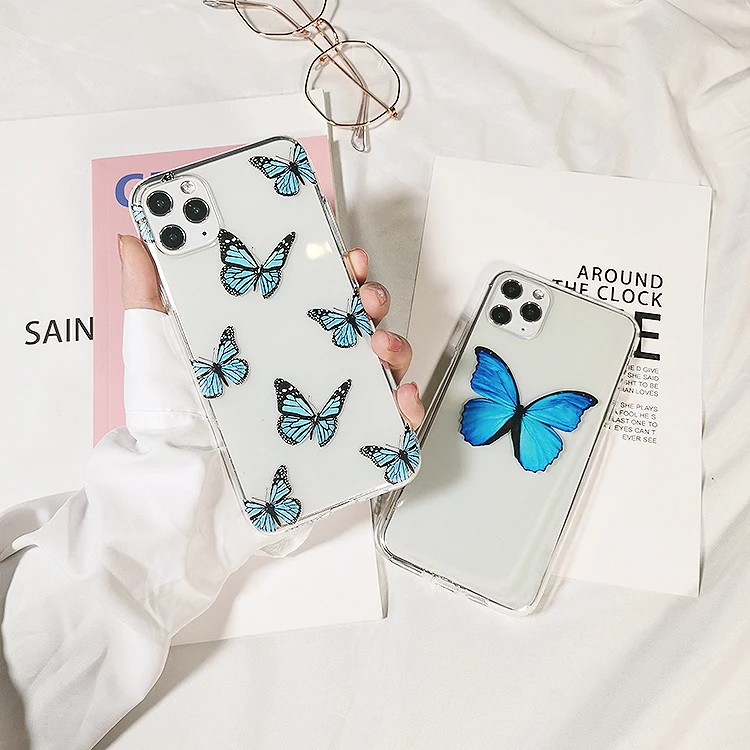 Butterfly Aesthetic Soft Silicone iPhone Case