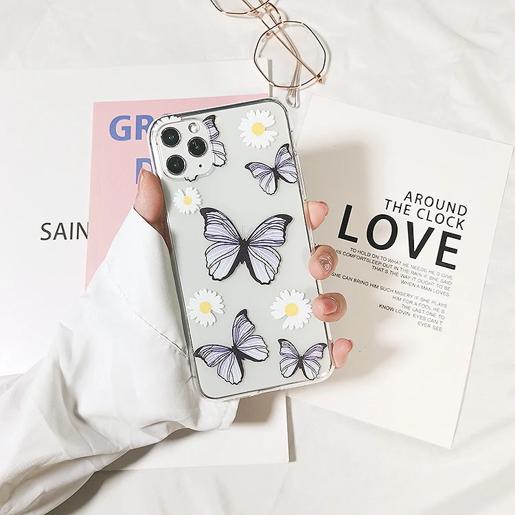 Butterfly Aesthetic Soft Silicone iPhone Case