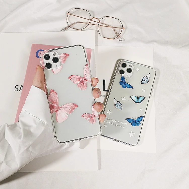 Butterfly Aesthetic Soft Silicone iPhone Case