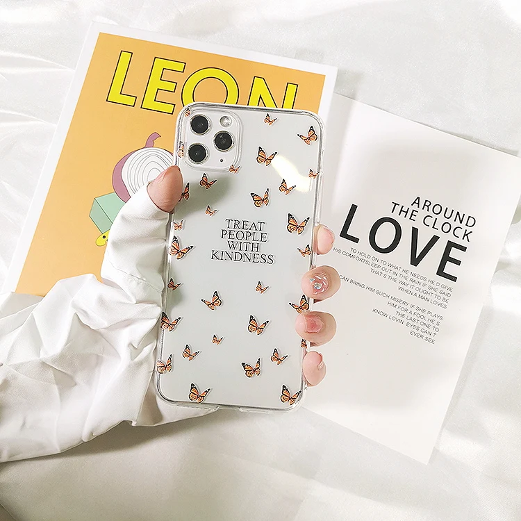 Butterfly Aesthetic Soft Silicone iPhone Case