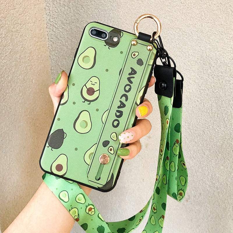 Colorful iPhone Case with Neck Strap