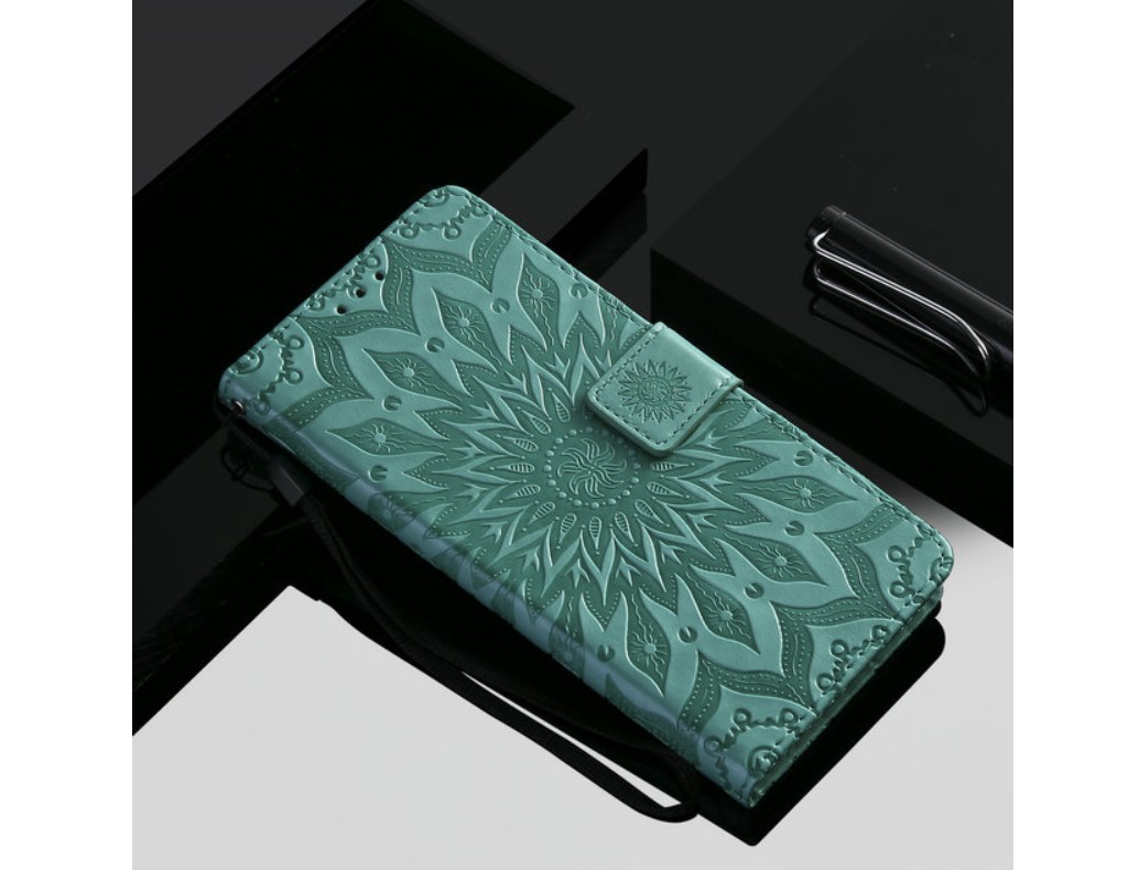 Carved Boho Flower Flip Case for Xiaomi