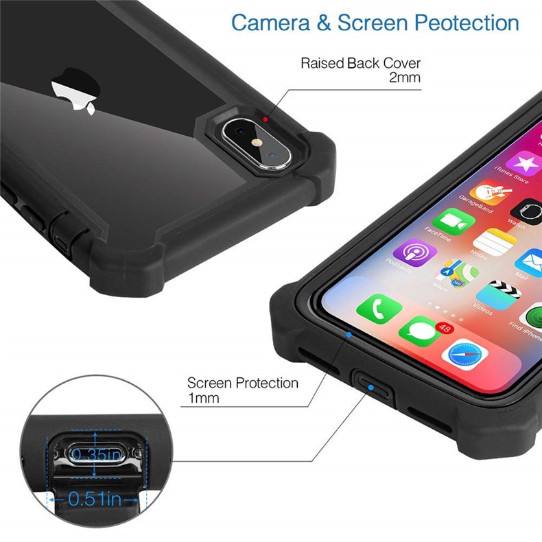 360 Protection Armor Case for iPhone