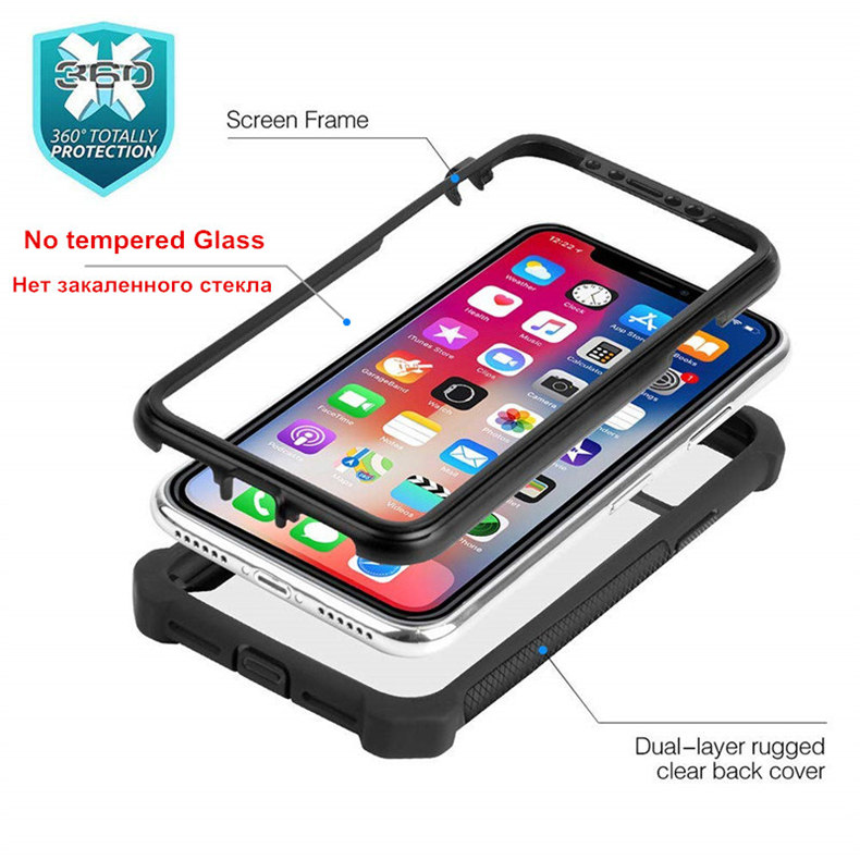 360 Protection Armor Case for iPhone